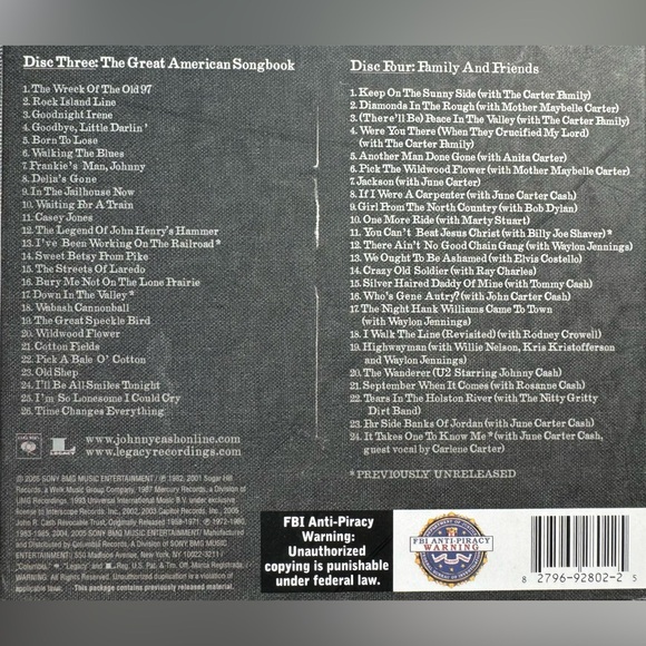Johnny Cash 4cd box set THE LEGEND - Picture 5 of 11